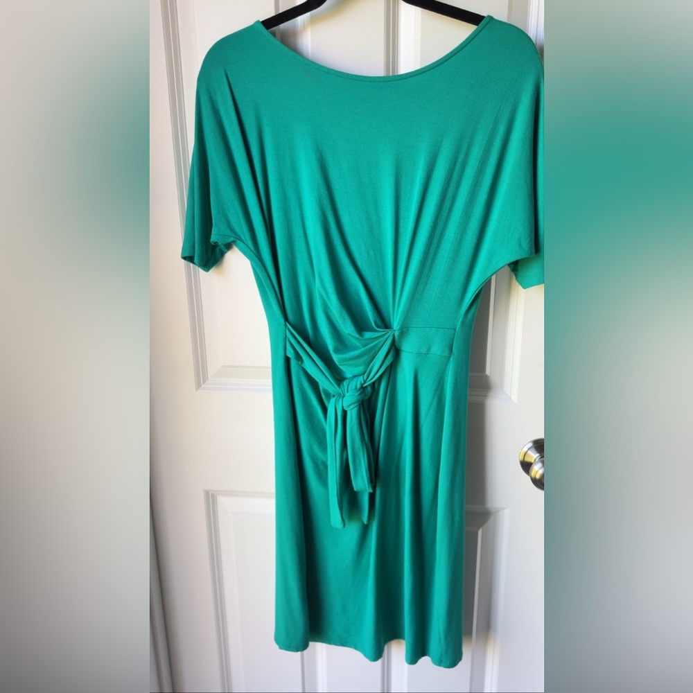 Ann Taylor, Teal Green Casual Dress.  Size MP. Excellent condition. - Picture 5 of 5